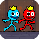 Red And Blue Stickman 2 Icon